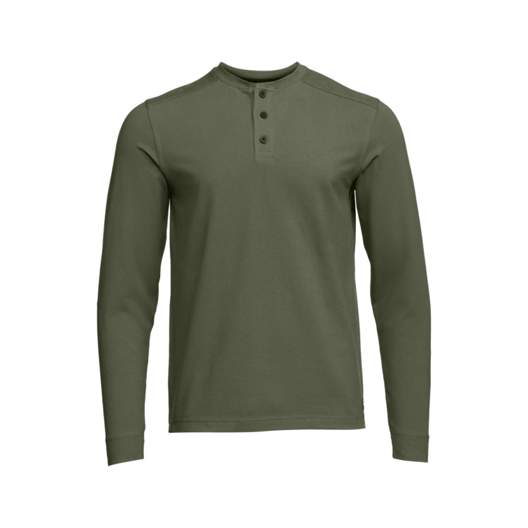 Лонгслив SITKA Foothills LS Henley цвет Olive Green фото 1
