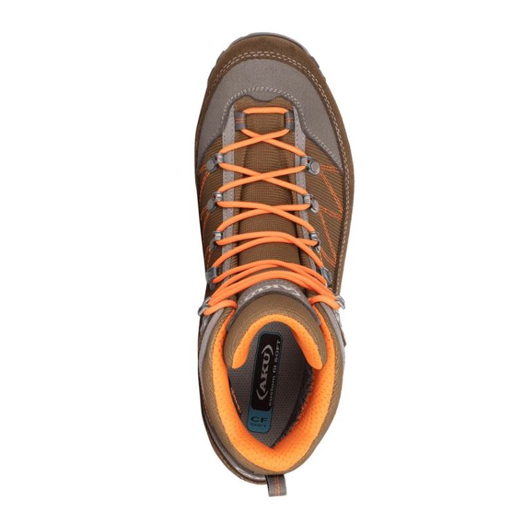 Ботинки треккинговые AKU Tana GTX цвет Olive / Fluo Orange фото 2