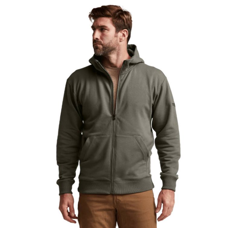 Толстовка SITKA Essential Full Zip Hoody цвет Hemlock Green фото 8