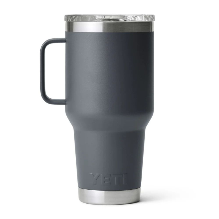 Термокружка YETI Rambler Travel Mug 887 (30 oz) цв. Charcoal фото 2