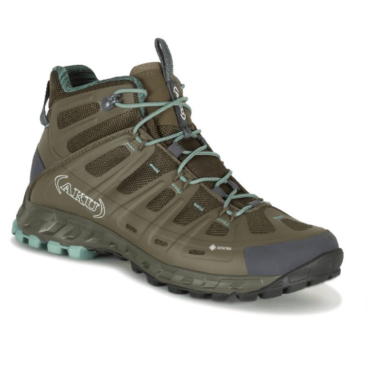Ботинки треккинговые AKU WS Selvatica Mid GTX цвет Mud-Sugar Paper фото 1