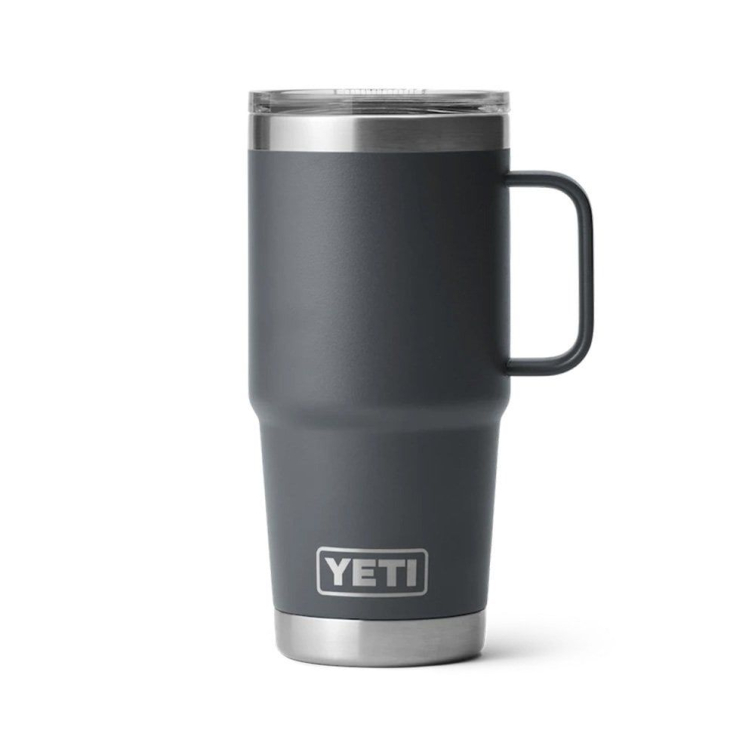 Термокружка YETI Rambler Travel Mug 591 (20 oz) цв. Charcoal фото 1