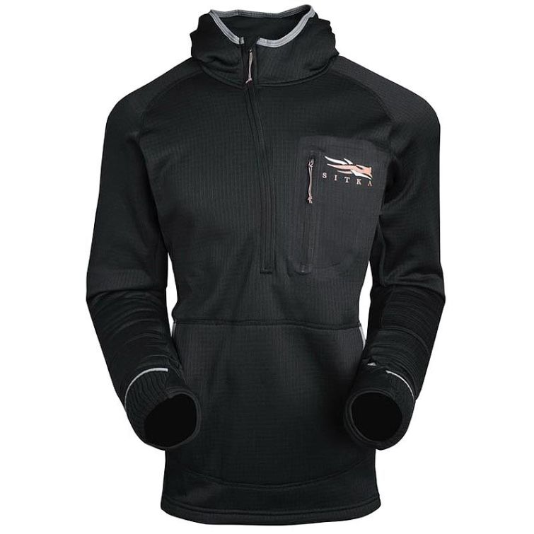Толстовка SITKA Fanatic Hoody цвет Black фото 1