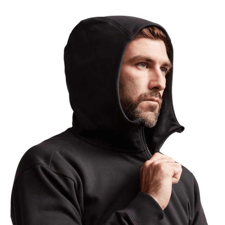 Толстовка SITKA Essential Full Zip Hoody цвет Black фото 6