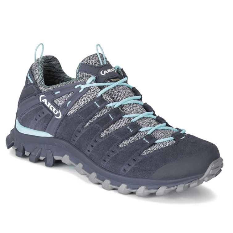 Ботинки треккинговые AKU WS Alterra Lite GTX цвет Anthracite / Light Blue фото 1