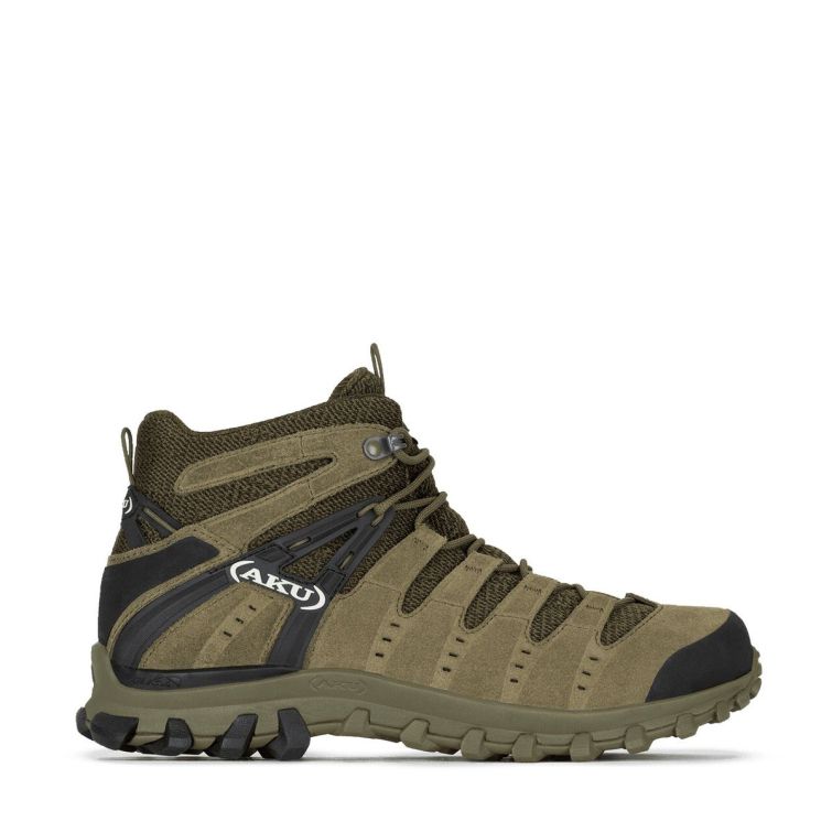 Ботинки треккинговые AKU Alterra Lite Mid GTX цвет Camo Green / Black фото 5