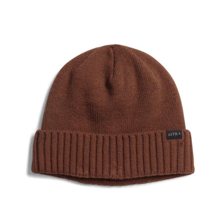 Шапка SITKA Cuffed Knit Beanie цвет Dark Red фото 1