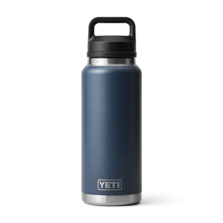 Термос YETI Rambler Bottle Chug Cap 1065 (36 oz) цв. Navy фото 1
