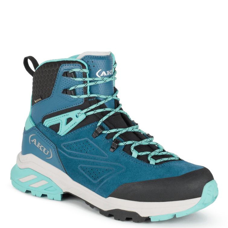 Ботинки треккинговые AKU WS Reactive GTX цвет Asphalt Blue / Aqua Green фото 1
