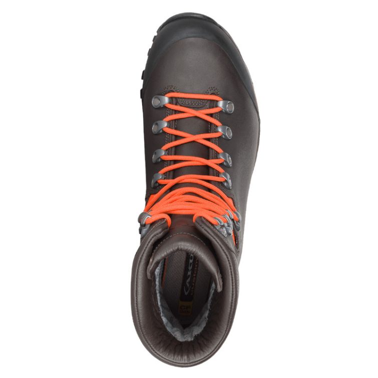 Ботинки охотничьи AKU Riserva High 200 GTX цвет Brown / Fluo Orange фото 3