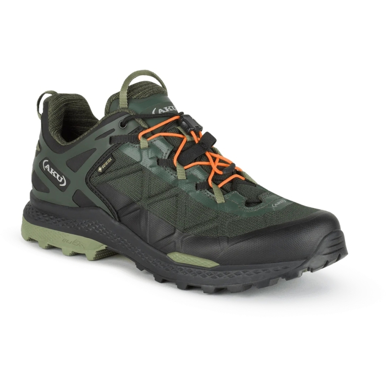 Кроссовки треккинговые AKU Rocket DFS GTX цвет Military Green / Black фото 1