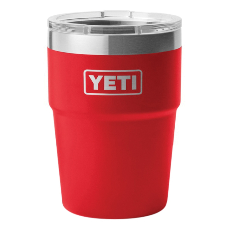 Термокружка YETI Rambler Stackable w/Magslider Lid 475 (16 oz) цв. Rescue Red фото 1