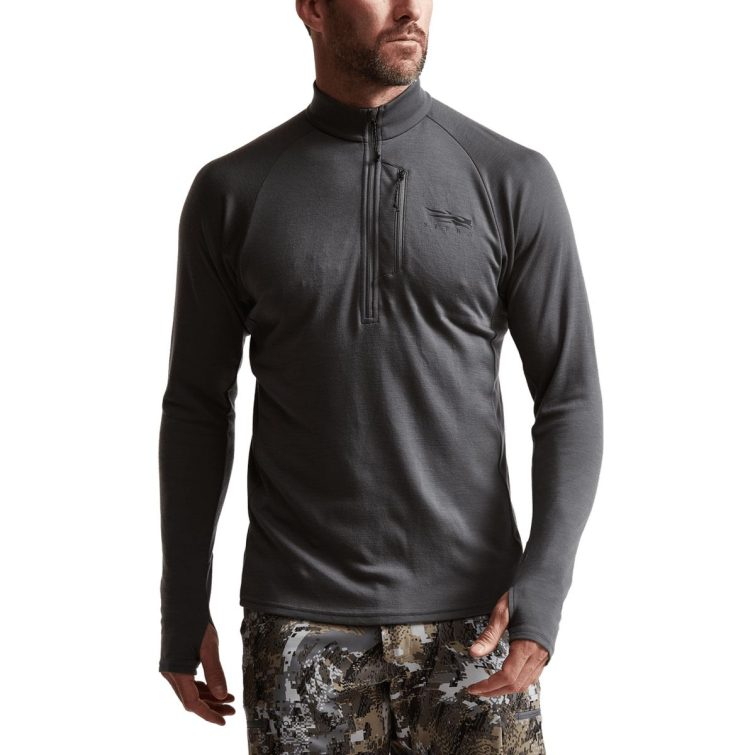 Водолазка SITKA Core Merino 220 Half-Zip цвет Lead фото 7