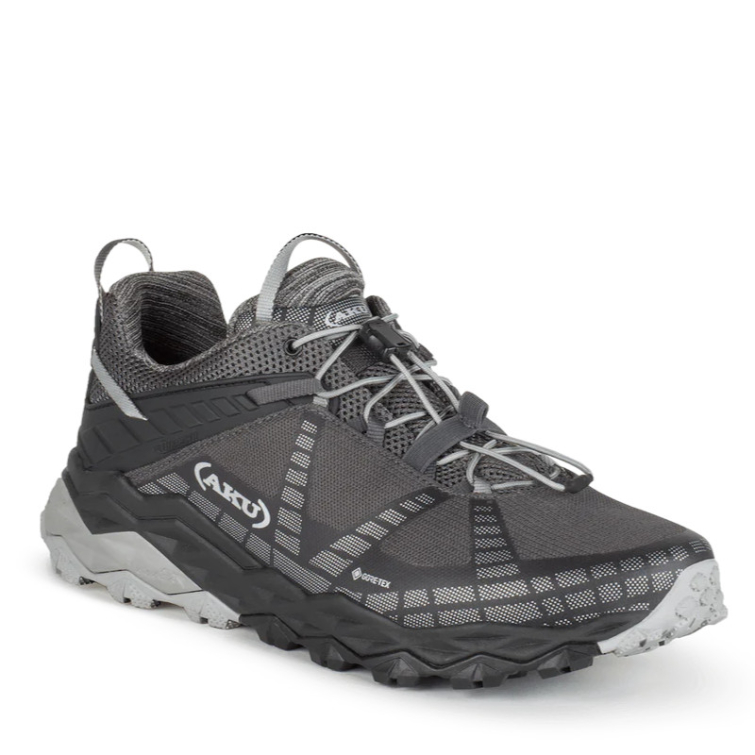 Кроссовки треккинговые AKU Flyrock Mid GTX цвет black / silver фото 1