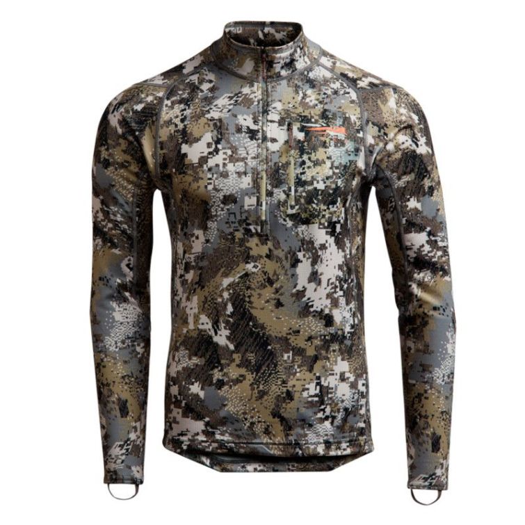 Водолазка SITKA Core Mid Wt Zip-T New цвет Optifade Elevated II фото 1