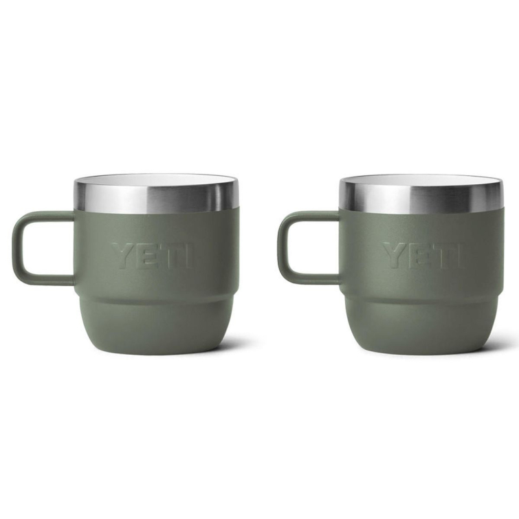 Термокружка YETI Rambler Espresso Stackable Mug (2 шт.) 177 (6 oz) цв. Camp Green фото 6