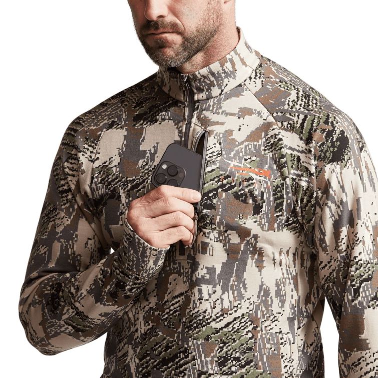 Водолазка SITKA Core Merino 330 Half-Zip цвет Optifade Open Country фото 3
