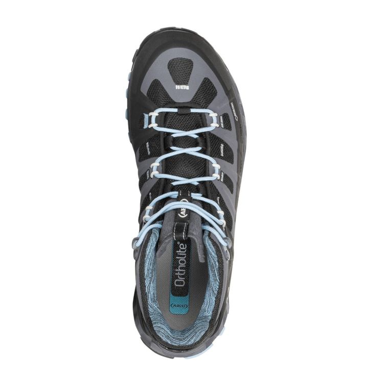 Ботинки треккинговые AKU WS Selvatica Mid GTX цвет Black / Light Blue фото 2
