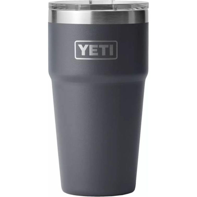 Термокружка YETI Rambler Pint 475 (16 oz) цв. Charcoal фото 1