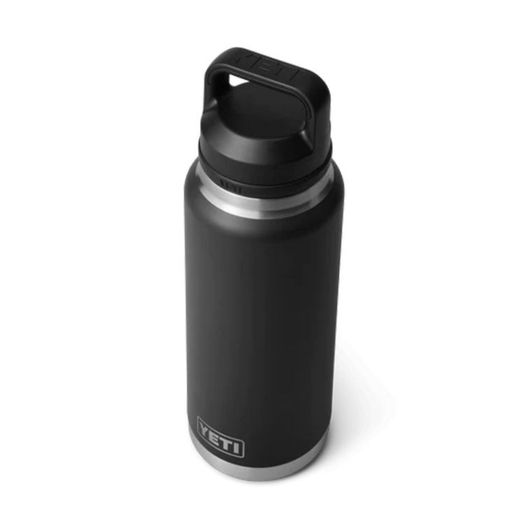 Термос YETI Rambler Bottle Chug Cap 1065 (36 oz) цв. Black фото 3
