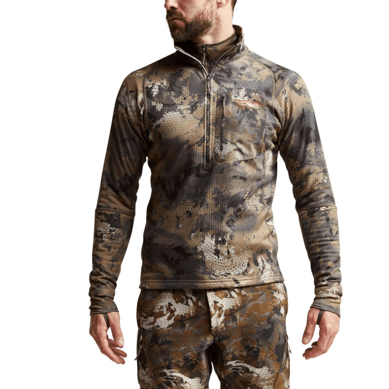 Водолазка SITKA Grinder Zip-T цвет Optifade Timber превью 2