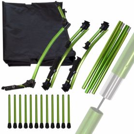 Раскладушка LIGHT CAMP Folding Cot цв. черный / зеленый превью 8