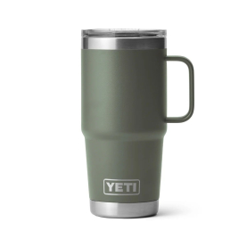 Термокружка YETI Rambler Travel Mug 591 (20 oz) цв. Camp Green