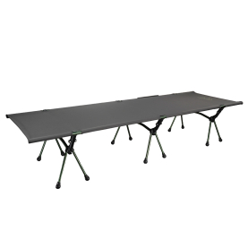 Раскладушка LIGHT CAMP Folding Cot цв. черный / зеленый превью 5