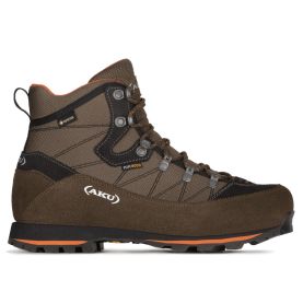 Ботинки треккинговые AKU Trekker III Wide GTX цвет Brown / Orange превью 5