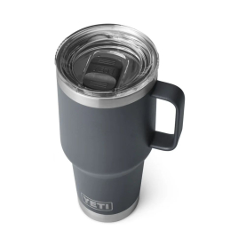 Термокружка YETI Rambler Travel Mug 887 (30 oz) цв. Charcoal превью 3