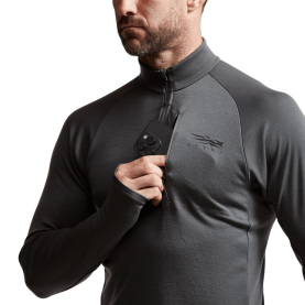 Водолазка SITKA Core Merino 220 Half-Zip цвет Lead превью 3