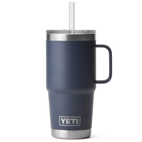 Термокружка YETI Rambler Straw Mug 710 (25 oz) цв. Navy