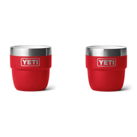 Термочашка YETI Rambler Espresso Stackable Cup (2 шт.) 113 (4 oz) цв. Rescue Red