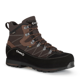 Ботинки треккинговые AKU Trekker III Wide GTX цвет Dark Grey / Brown
