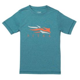 Футболка SITKA Youth Logo Tee SS цвет Pond