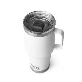 Термокружка YETI Rambler Travel Mug 887 (30 oz) цв. White превью 2