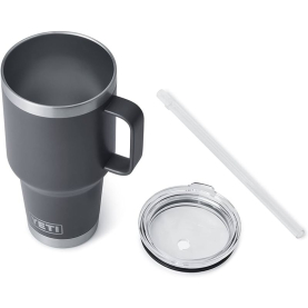 Термокружка YETI Rambler Straw Mug 994 (35 oz) цв. Charcoal превью 3