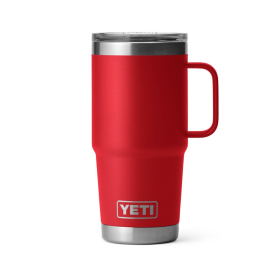 Термокружка YETI Rambler Travel Mug 591 (20 oz) цв. Rescue Red