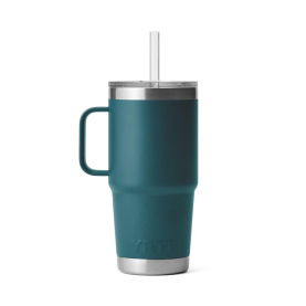 Термокружка YETI Rambler Straw Mug 710 (25 oz) цв. Agave Teal превью 2