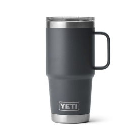 Термокружка YETI Rambler Travel Mug 591 (20 oz) цв. Charcoal