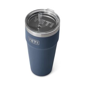Термокружка YETI Rambler Straw Cap 760 цв. Navy превью 3