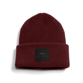 Шапка SITKA Double Cuff Acrylic Beanie цвет Dark Red