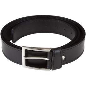 Ремень MAREMMANO 13101 Leather Belt For Trouser 3,5 см цв. Черный превью 3