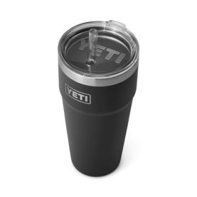 Термокружка YETI Rambler Straw Cap 760 цв. Black превью 2