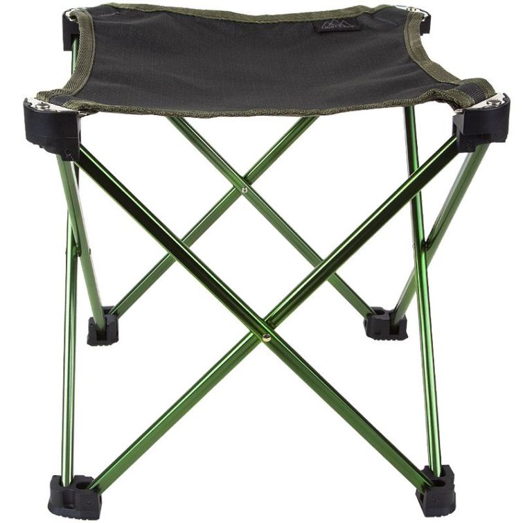 Табурет складной LIGHT CAMP Folding Stool цв. Зеленый фото 7