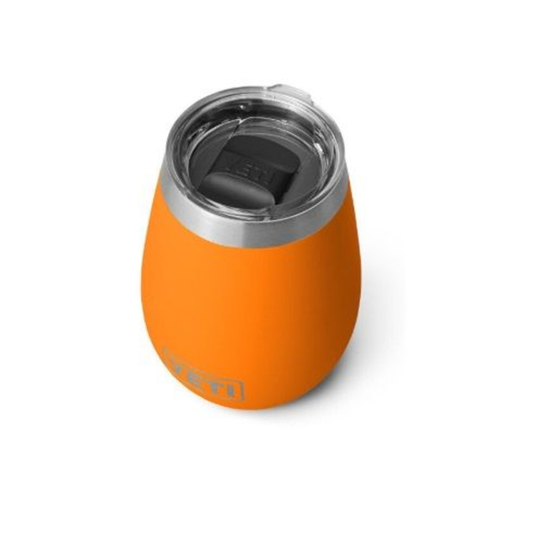 Термостакан YETI Rambler Wine Tumbler w/Magslider Lid 296 (10 oz) цв. King Crab Orange фото 2
