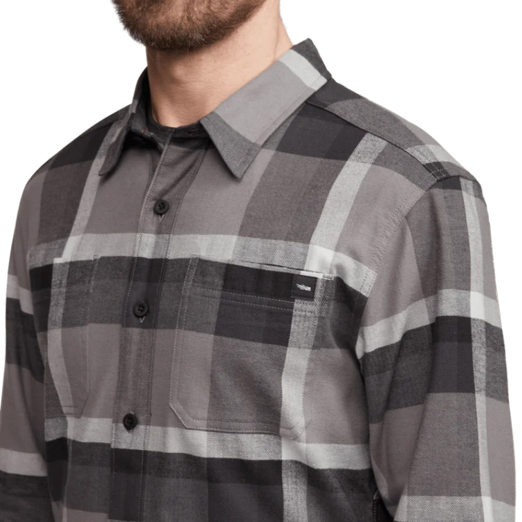 Рубашка SITKA Ashland Lightweight Flannel Shirt цвет Woodsmoke Fall Plaid фото 3