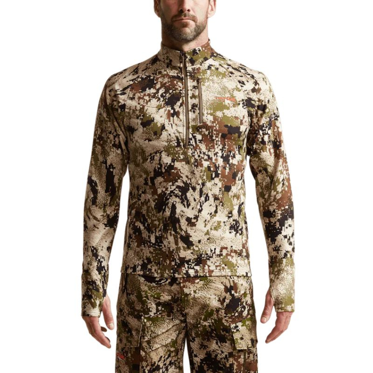 Водолазка SITKA Core Merino 330 Half-Zip цвет Optifade Subalpine фото 3