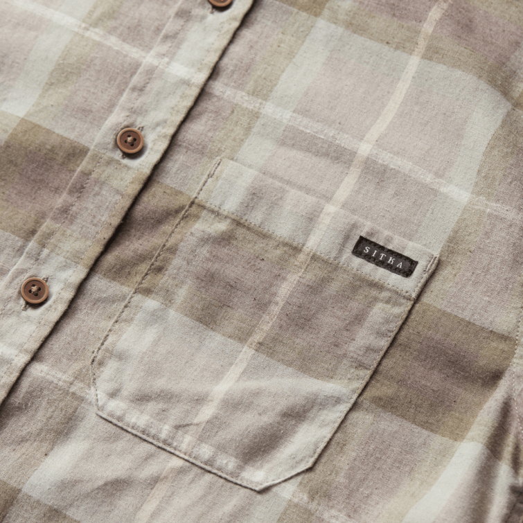 Рубашка SITKA Ambary SS Shirt цвет Olive Green Ambary Plaid фото 2