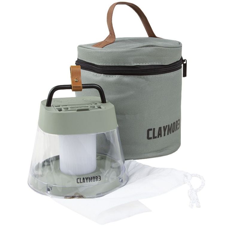 Фонарь кемпинговый антимоскитный CLAYMORE Lamp Athena цв. Moss Green фото 2